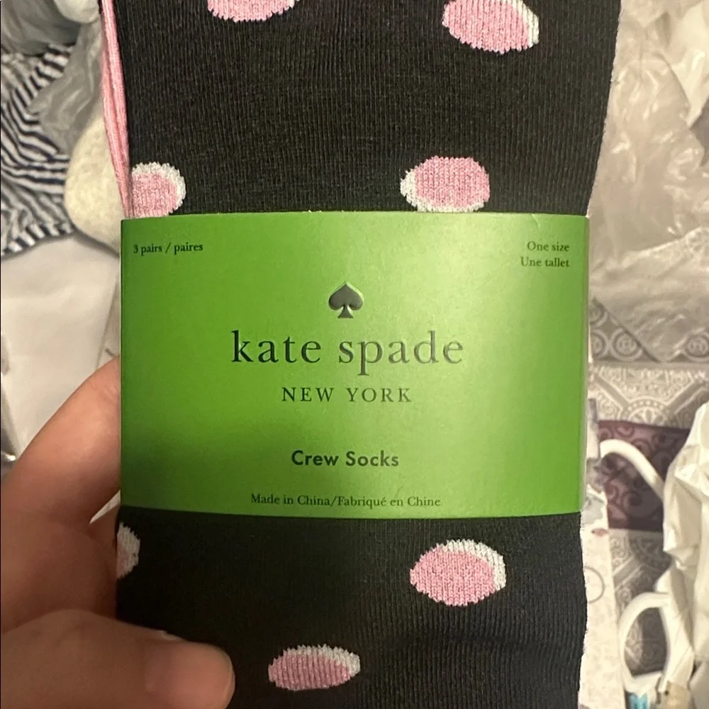 Nwt Kate spade crew socks set